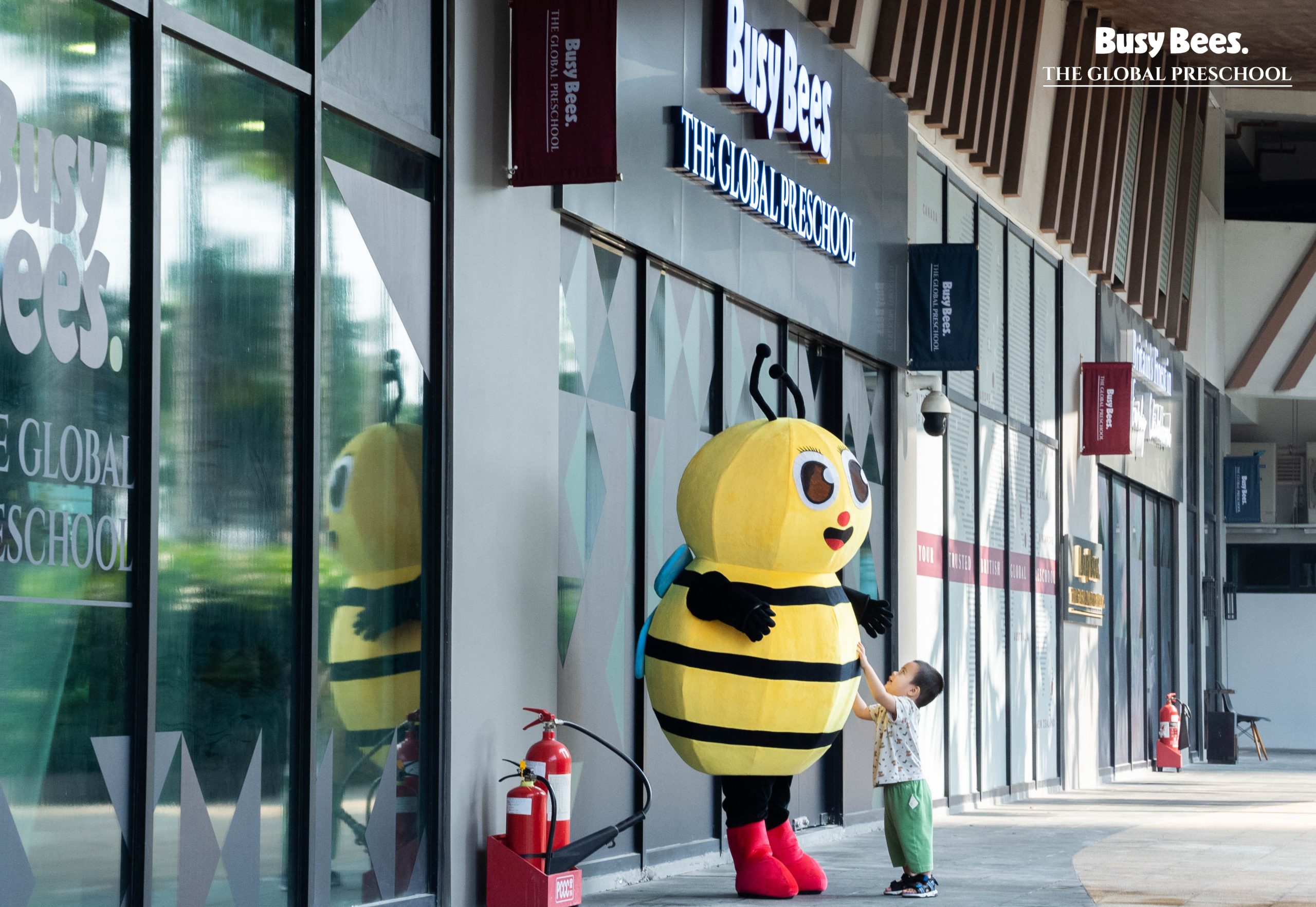 British-standard learning space at Busy Bees Global Preschool